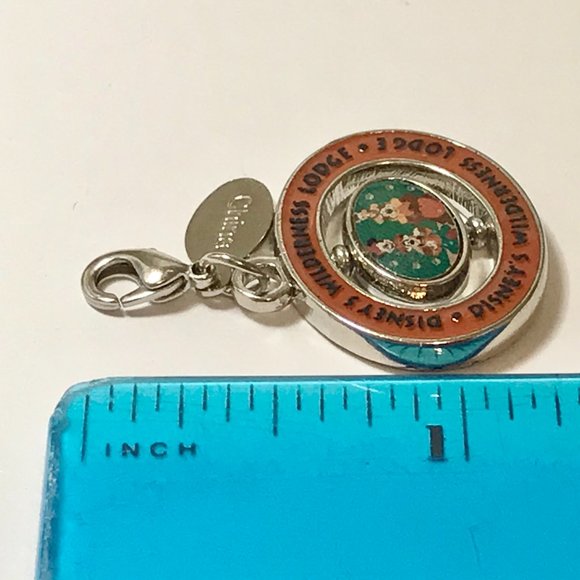 Disney Wilderness Lodge Resort Hotel Charm Zipper Pull Vintage Mickey Humphrey - Picture 11 of 11